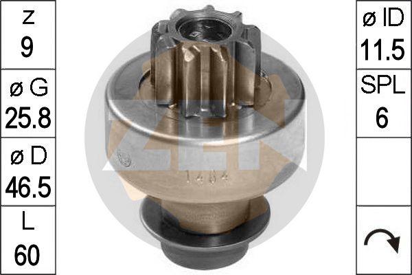 ERA ZN1484 - Pinion, bendix, starter www.autospares.lv