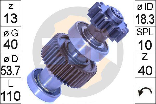 ERA ZN1555 - Ведущая шестерня, бендикс, стартер www.autospares.lv