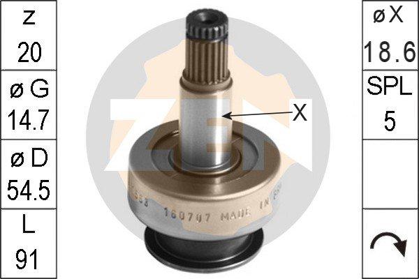 ERA ZN1563 - Zobrats, Starteris www.autospares.lv