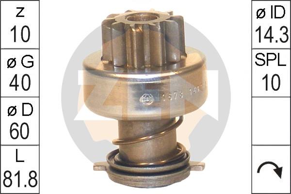 ERA ZN1678 - Zobrats, Starteris www.autospares.lv