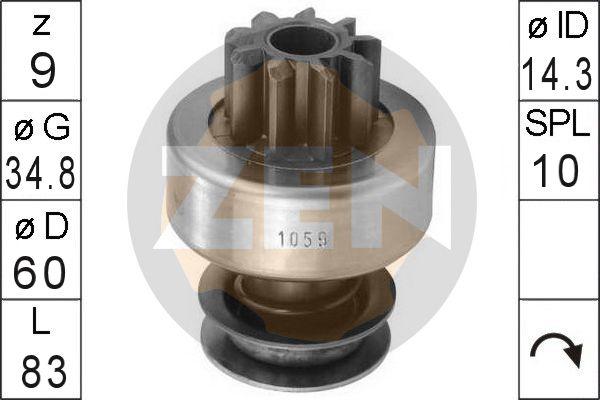 ERA ZN1059 - Zobrats, Starteris www.autospares.lv