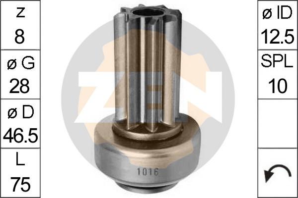 ERA ZN1016 - Zobrats, Starteris www.autospares.lv