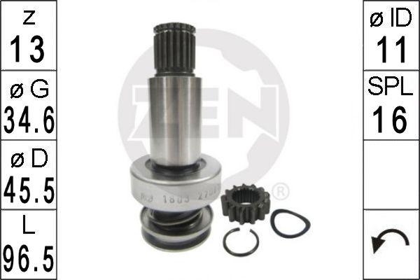 ERA ZN1803 - Zobrats, Starteris www.autospares.lv