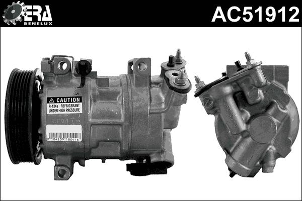 ERA Benelux AC51912 - Kompresors, Gaisa kond. sistēma autospares.lv