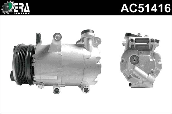 ERA Benelux AC51416 - Kompresors, Gaisa kond. sistēma www.autospares.lv