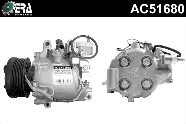 ERA Benelux AC51680 - Kompresors, Gaisa kond. sistēma www.autospares.lv