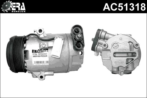 ERA Benelux AC51318 - Kompresors, Gaisa kond. sistēma www.autospares.lv