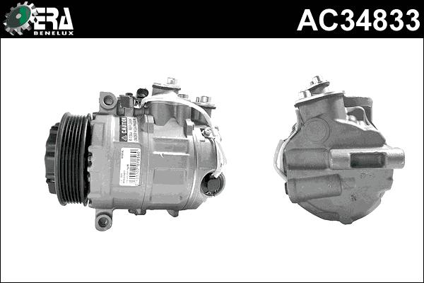 ERA Benelux AC34833 - Kompresors, Gaisa kond. sistēma autospares.lv