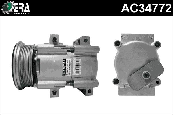 ERA Benelux AC34772 - Kompresors, Gaisa kond. sistēma www.autospares.lv