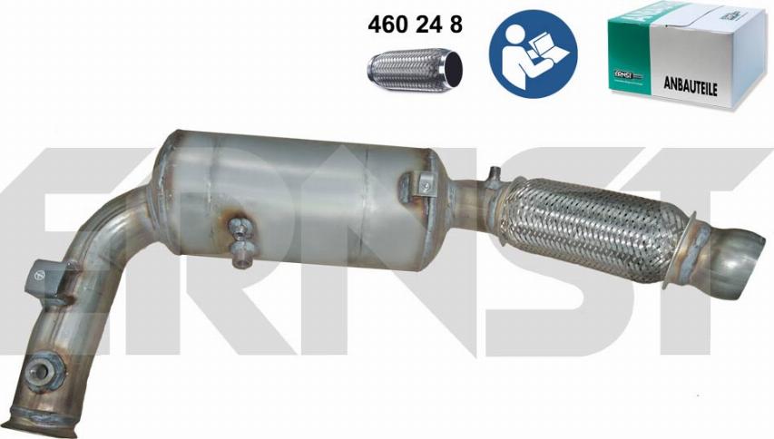 ERNST 910941 - Nosēdumu / Daļiņu filtrs, Izplūdes gāzu sistēma www.autospares.lv