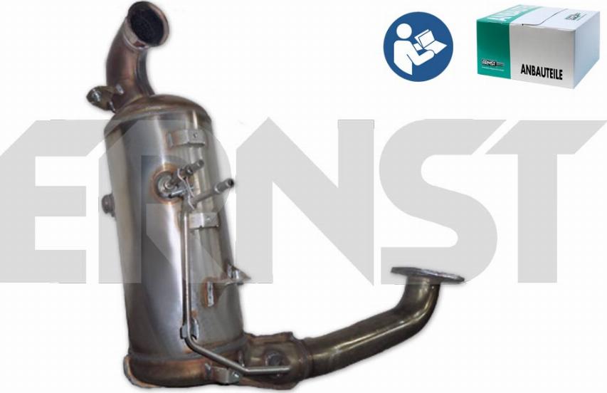 ERNST 920018 - Nosēdumu / Daļiņu filtrs, Izplūdes gāzu sistēma www.autospares.lv