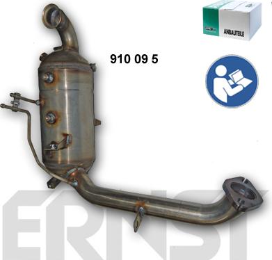 ERNST 910095 - Сажевый / частичный фильтр, система выхлопа ОГ www.autospares.lv