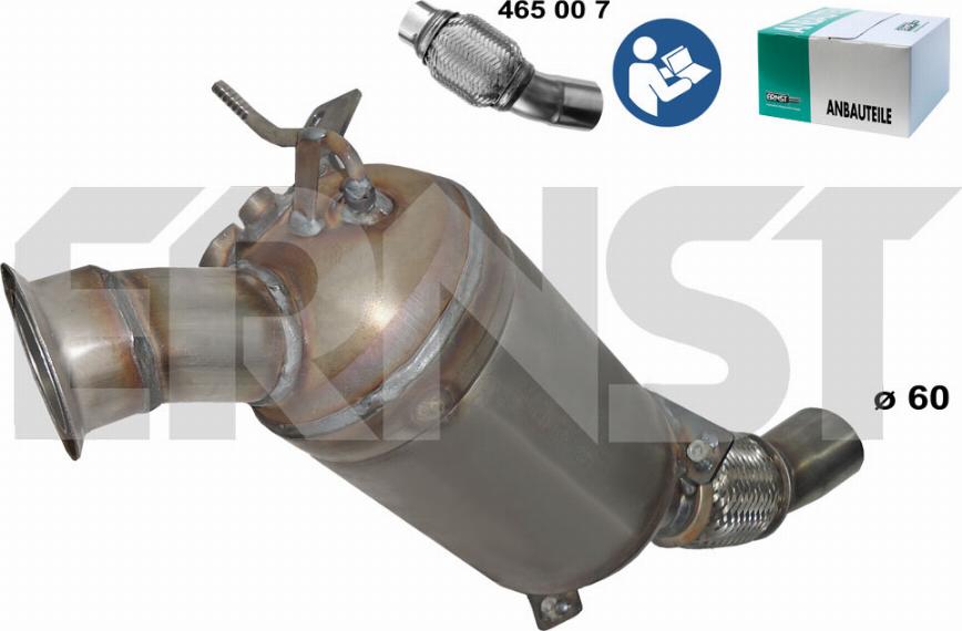 ERNST 910057 - Nosēdumu / Daļiņu filtrs, Izplūdes gāzu sistēma autospares.lv