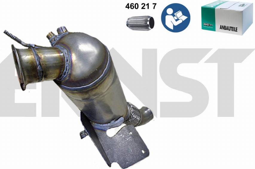 ERNST 910019 - Nosēdumu / Daļiņu filtrs, Izplūdes gāzu sistēma www.autospares.lv