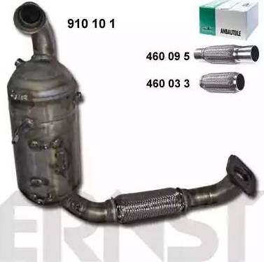 ERNST 910101 - Сажевый / частичный фильтр, система выхлопа ОГ www.autospares.lv