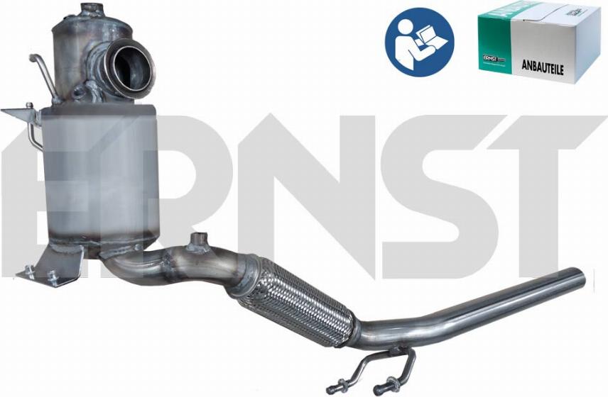 ERNST 910866 - Nosēdumu / Daļiņu filtrs, Izplūdes gāzu sistēma autospares.lv