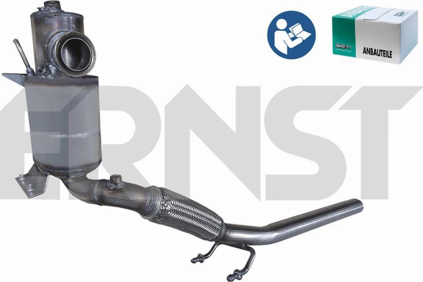 ERNST 920933 - Nosēdumu / Daļiņu filtrs, Izplūdes gāzu sistēma www.autospares.lv