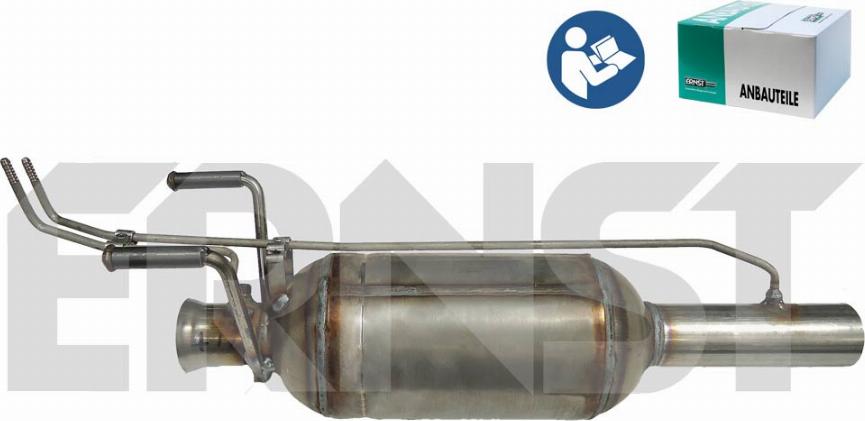 ERNST 910231 - Nosēdumu / Daļiņu filtrs, Izplūdes gāzu sistēma www.autospares.lv