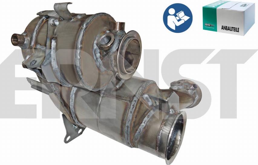 ERNST 921190 - Nosēdumu / Daļiņu filtrs, Izplūdes gāzu sistēma www.autospares.lv