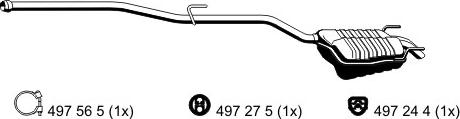 ERNST 351188 - End Silencer www.autospares.lv