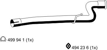 ERNST 331579 - Izplūdes caurule autospares.lv