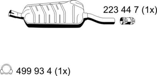 ERNST 275040 - Middle Silencer www.autospares.lv