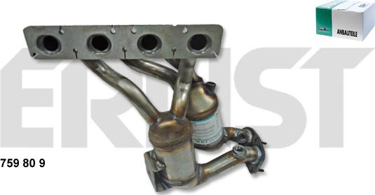 ERNST 759809 - Катализатор www.autospares.lv