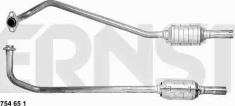 ERNST 754651 - Katalizators www.autospares.lv