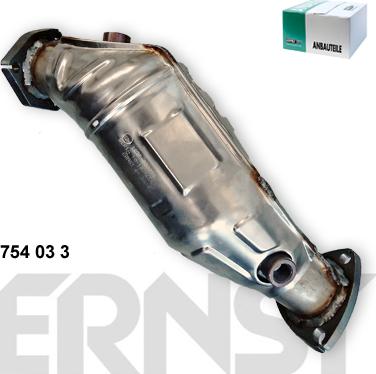 ERNST 754033 - Catalytic Converter www.autospares.lv