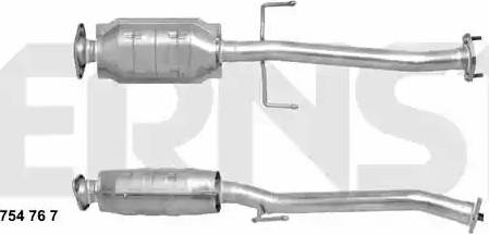 ERNST 754767 - Katalizators autospares.lv