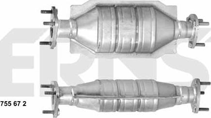 ERNST 755672 - Katalizators autospares.lv