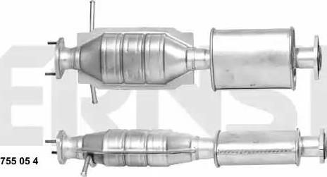 ERNST 755054 - Katalizators www.autospares.lv