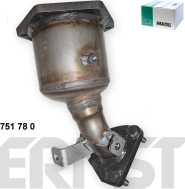 ERNST 751780 - Катализатор www.autospares.lv