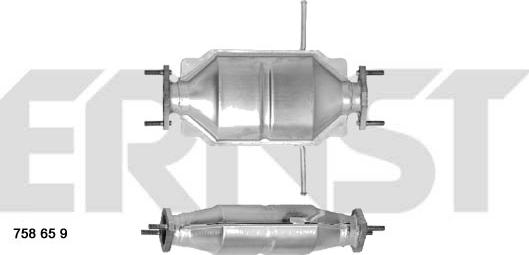 ERNST 758659 - Катализатор www.autospares.lv