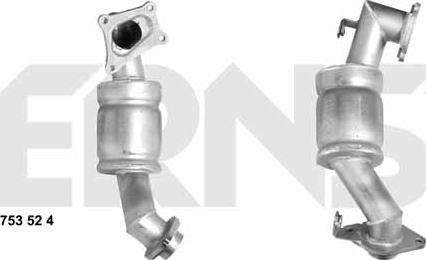 ERNST 753524 - Катализатор www.autospares.lv