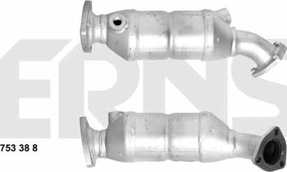 ERNST 753388 - Catalytic Converter www.autospares.lv