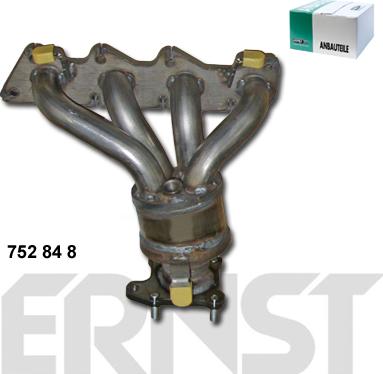 ERNST 752848 - Катализатор www.autospares.lv