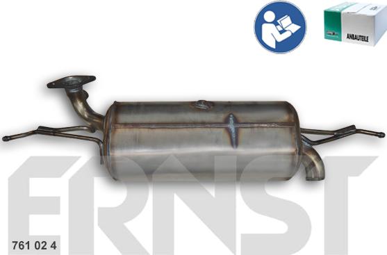 ERNST 761024 - Катализатор www.autospares.lv