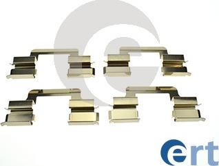 ERT 420332 - Комплектующие для колодок дискового тормоза www.autospares.lv