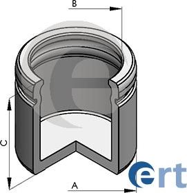 ERT 150985-C - Virzulis, Bremžu suports www.autospares.lv