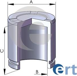 ERT 151632-C - Virzulis, Bremžu suports www.autospares.lv