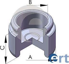 ERT 150259-C - Virzulis, Bremžu suports www.autospares.lv