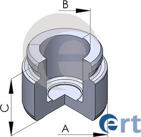 ERT 150675-C - Virzulis, Bremžu suports autospares.lv