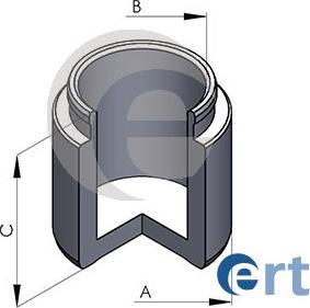 ERT 150585-C - Piston, brake caliper www.autospares.lv