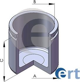 ERT 150592-C - Piston, brake caliper www.autospares.lv