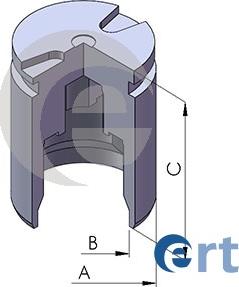 ERT 150948-C - Virzulis, Bremžu suports www.autospares.lv