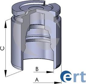 ERT 150220-C - Virzulis, Bremžu suports autospares.lv