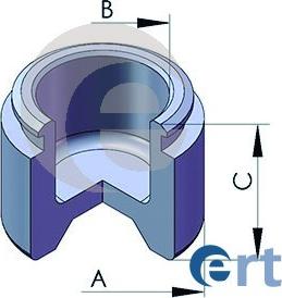 ERT 150223-C - Piston, brake caliper www.autospares.lv