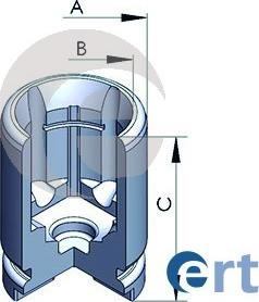 ERT 150227-C - Piston, brake caliper www.autospares.lv