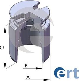 ERT 150274-C - Piston, brake caliper www.autospares.lv